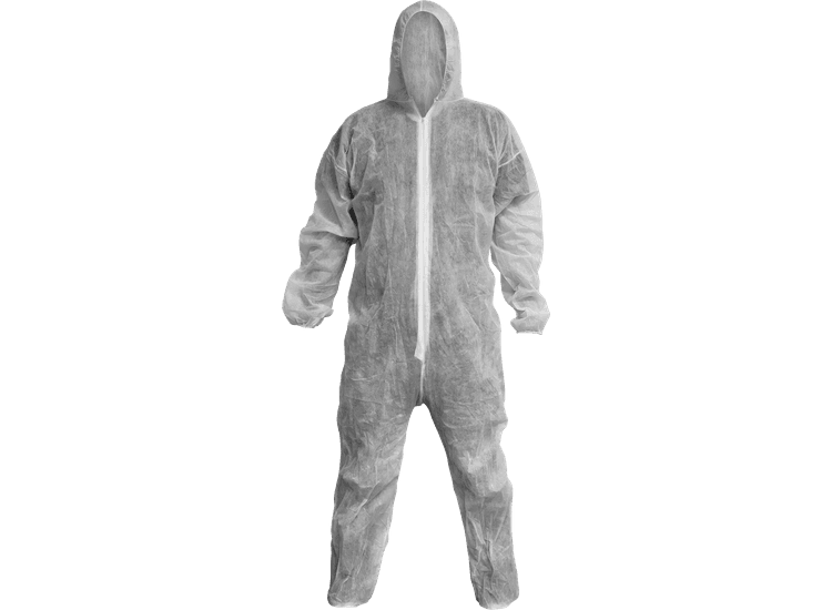Sealey Disposable Coverall White - Large 9601L