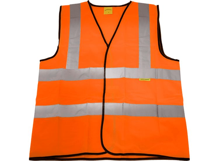Sealey Hi-Vis Orange Waistcoat (Site and Road Use)