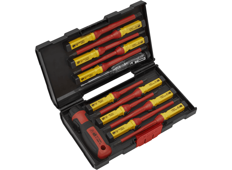 Sealey Screwdriver Set 13pc Interchangeable - VDE Approved AK6128