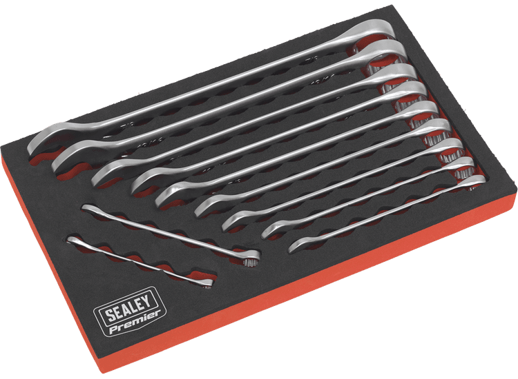 Sealey Combination Spanner Set 11pc Imperial AK63254