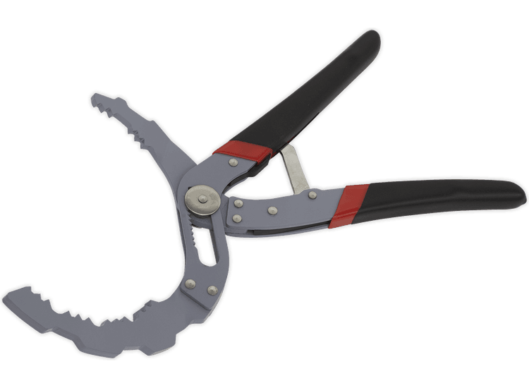 Sealey Oil Filter Pliers Self-Adjusting - Angled AK6421
