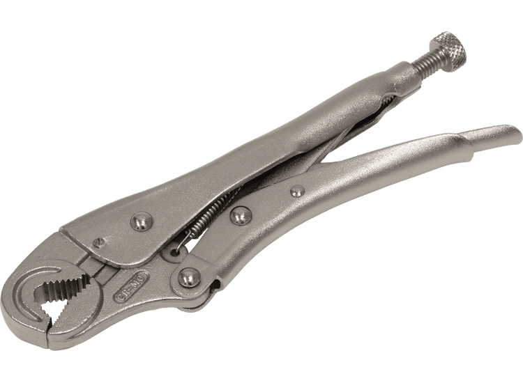 Sealey Locking Pliers Round Jaws 195mm 0-35mm Capacity AK6871