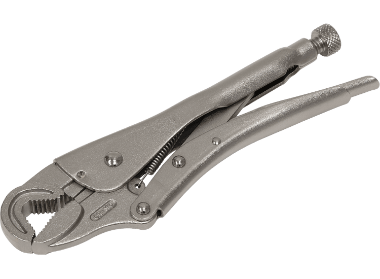Sealey Locking Pliers Round Jaws 235mm 0-50mm Capacity AK6872
