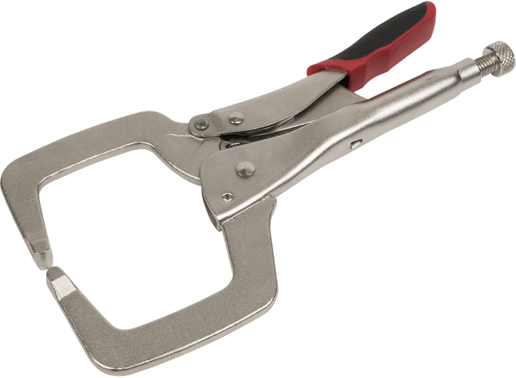 Sealey Locking C-Clamp 280mm 0-90mm Capacity AK6874