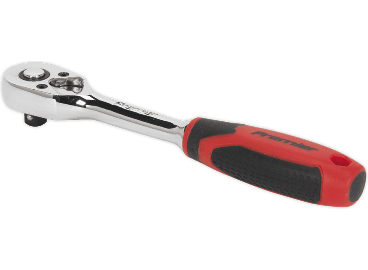 Sealey Ratchet Wrench 1/4"Sq Drive Pear-Head Flip Reverse AK8946