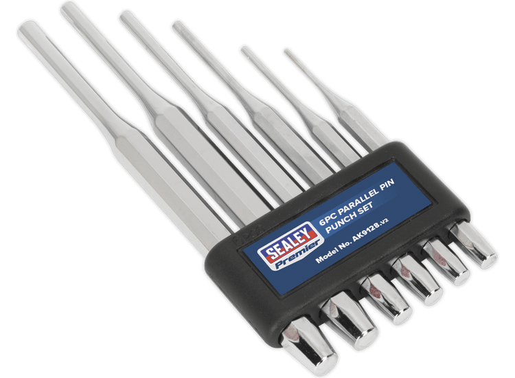 Sealey Parallel Pin Punch Set 6pc AK9128