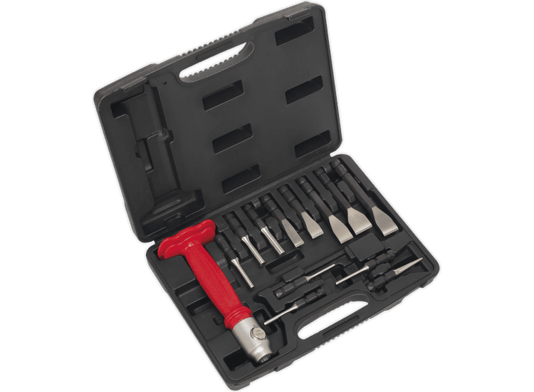Sealey Interchangeable Punch &amp; Chisel Set 13pc AK9215