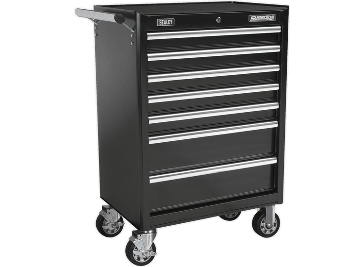 Sealey Rollcab 7 Drawer with Ball Bearing Slides - Black AP33479B