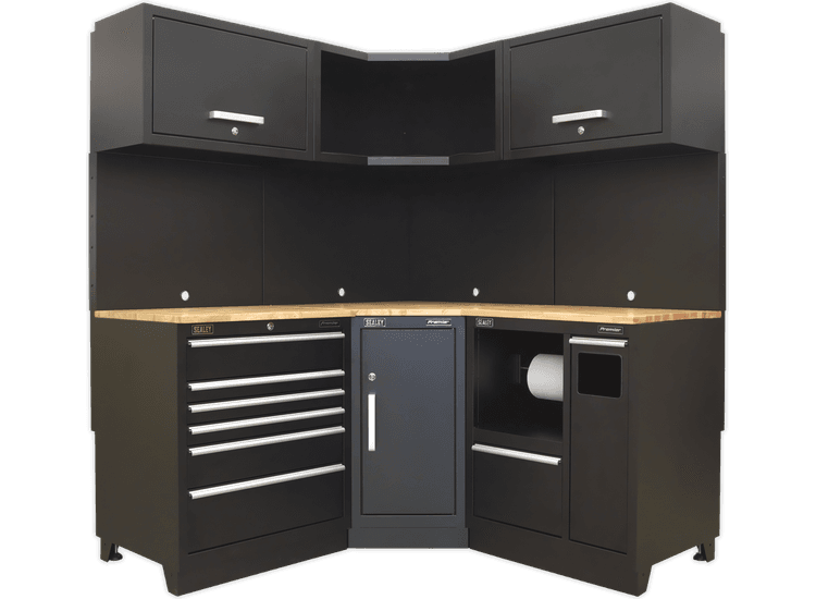Sealey Modular Storage System Combo - Oak Worktop APMSCOMBO6W