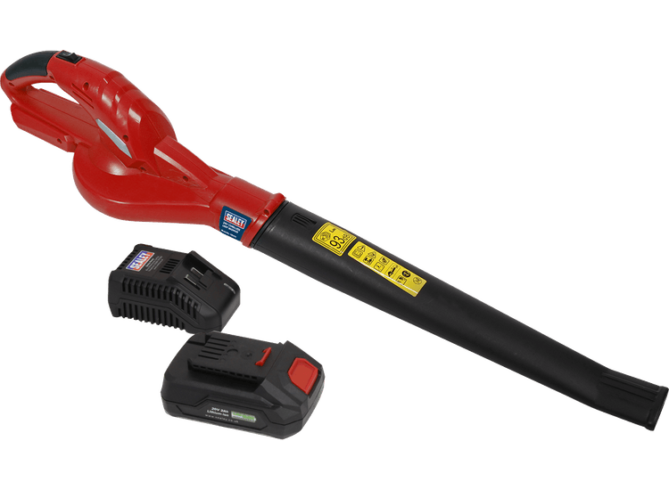 Sealey Leaf Blower Cordless 20V with 2Ah Battery &amp; Charger CB20VCOMBO2