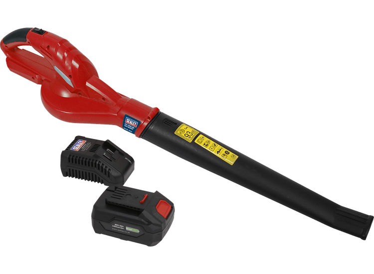 Sealey Leaf Blower Cordless 20V with 4Ah Battery &amp; Charger CB20VCOMBO4