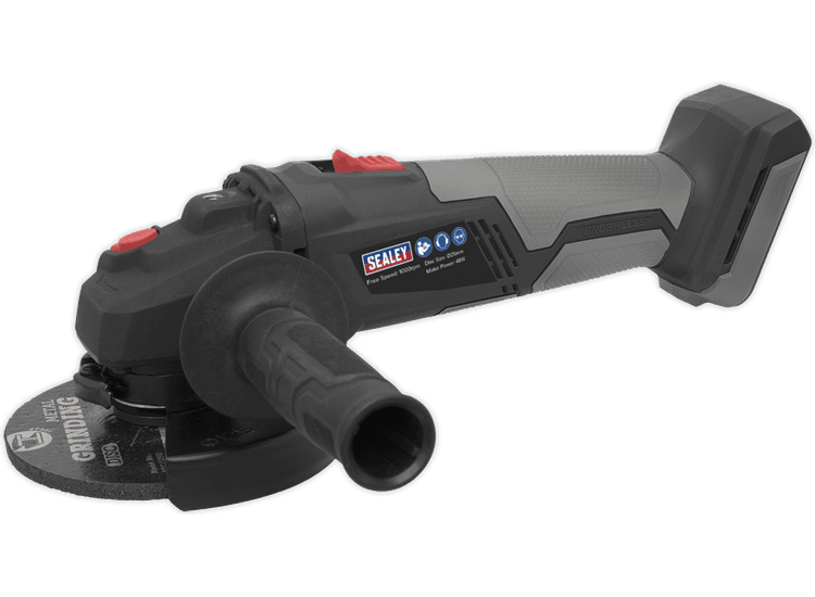 Sealey Brushless Angle Grinder &amp;Oslash;115mm 20V - Body Only CP20VAGX