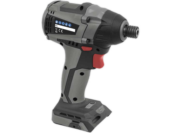 Sealey Brushless Impact Driver 20V 1/4" Hex 200Nm - Body Only CP20VIDX