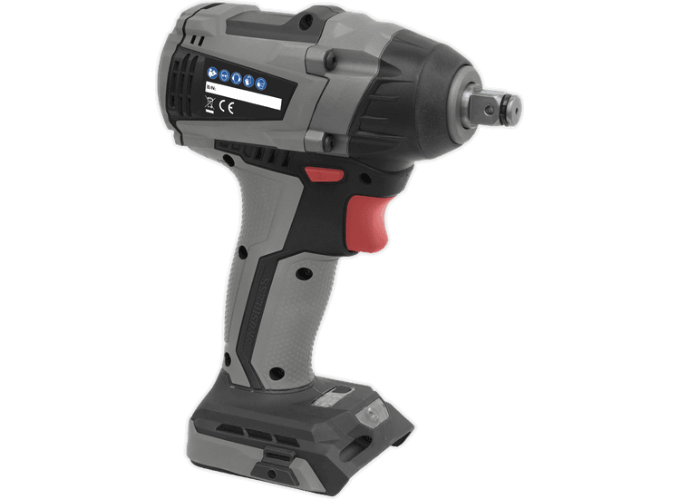 Sealey Brushless Impact Wrench 20V 1/2"Sq Drive 300Nm - Body Only CP20VIWX