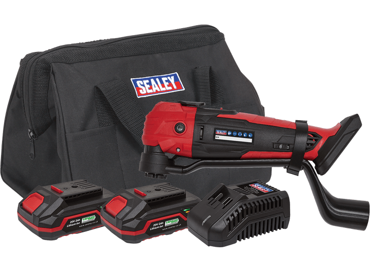 Sealey Cordless Oscillating Multi-Tool Kit 20V - 2 Batteries CP20VMTKIT