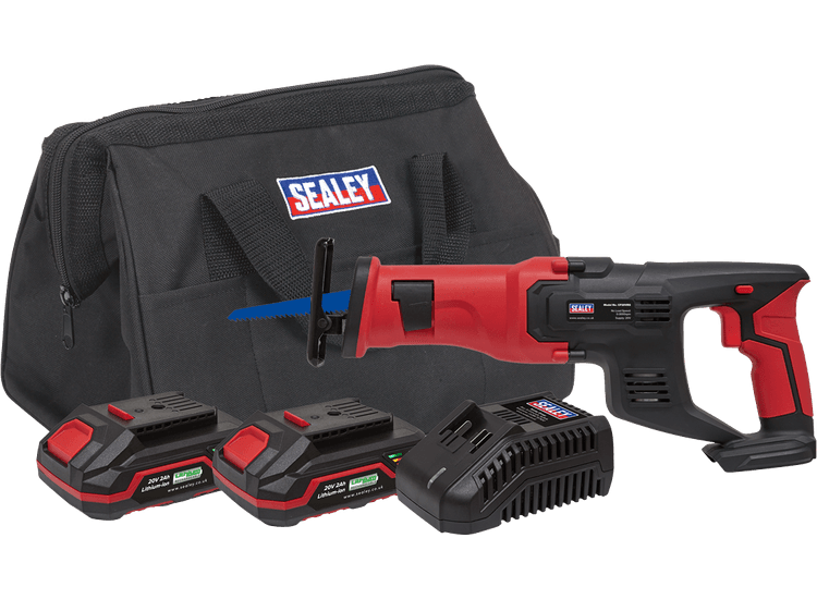 Sealey Cordless Reciprocating Saw Kit 20V - 2 Batteries CP20VRSKIT