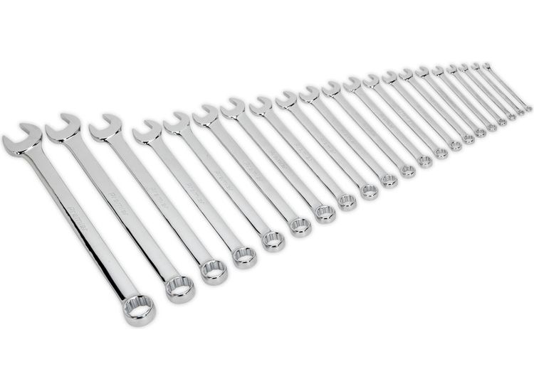 Sealey AK6083 Combination Spanner Set 21pc Jumbo Metric