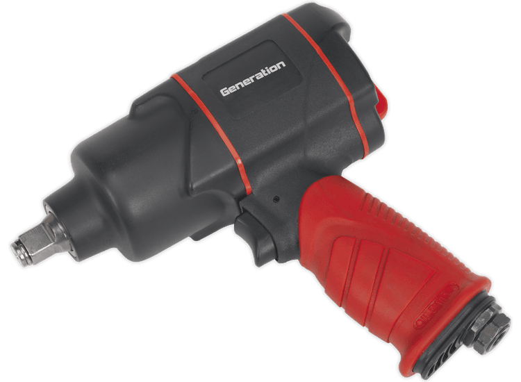 Sealey Composite Air Impact Wrench 1/2"Sq Drive Twin Hammer GSA6006