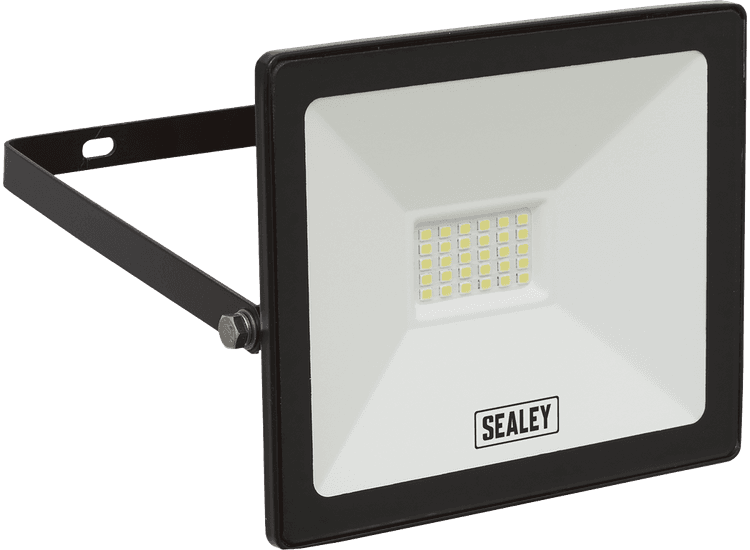 Sealey Extra Slim Floodlight with Wall Bracket 20W SMD LED LED112