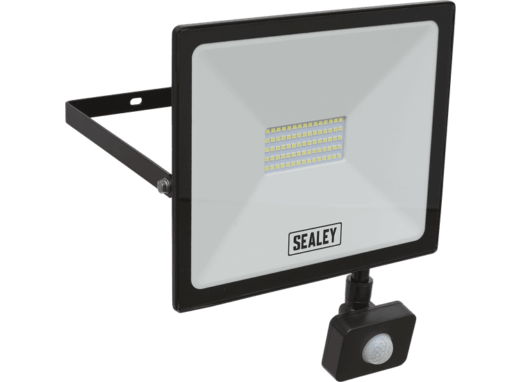 Sealey Extra Slim Floodlight with PIR Sensor 50W SMD LED LED113PIR
