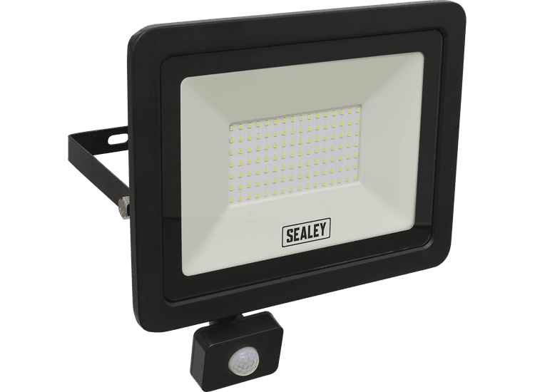 Sealey Extra Slim Floodlight with PIR Sensor 100W SMD LED LED115PIR