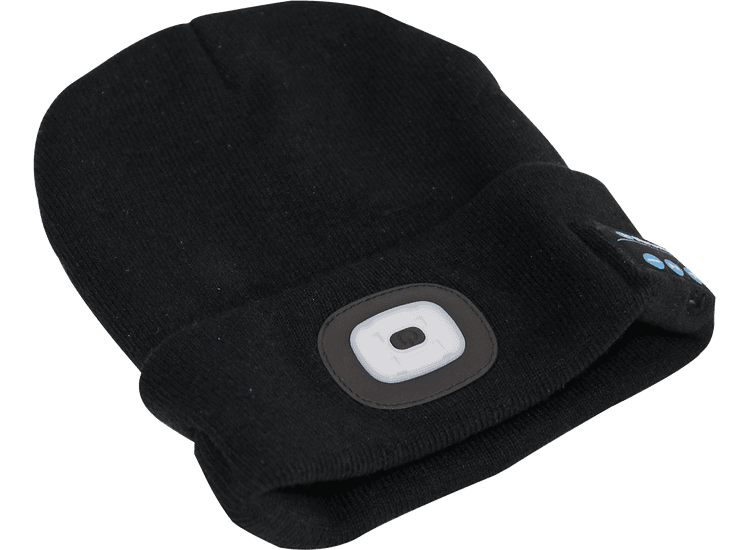 Sealey Beanie Hat 4 SMD LED USB Rechargeable with Wireless Headphones LED185W