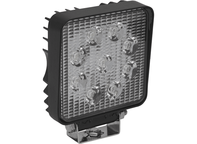 Sealey Square Work Light with Mounting Bracket 27W LED LED3S