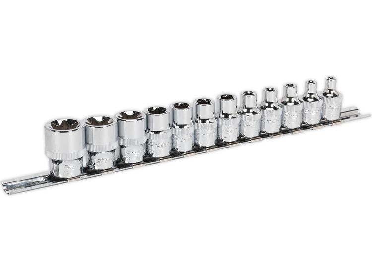 Sealey AK61806 TRX-Star* Socket Set 12pc 3/8"Sq Drive E4-E20