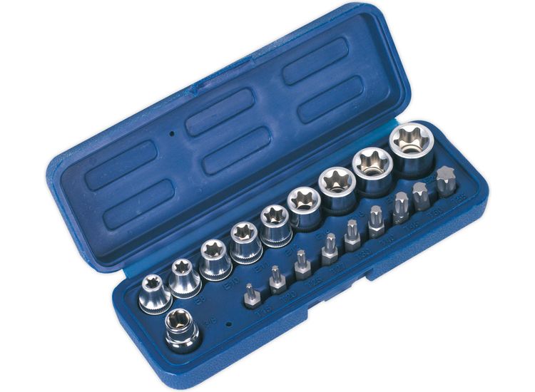 Sealey AK6191 TRX-Star* Socket &amp; Bit Set 19pc