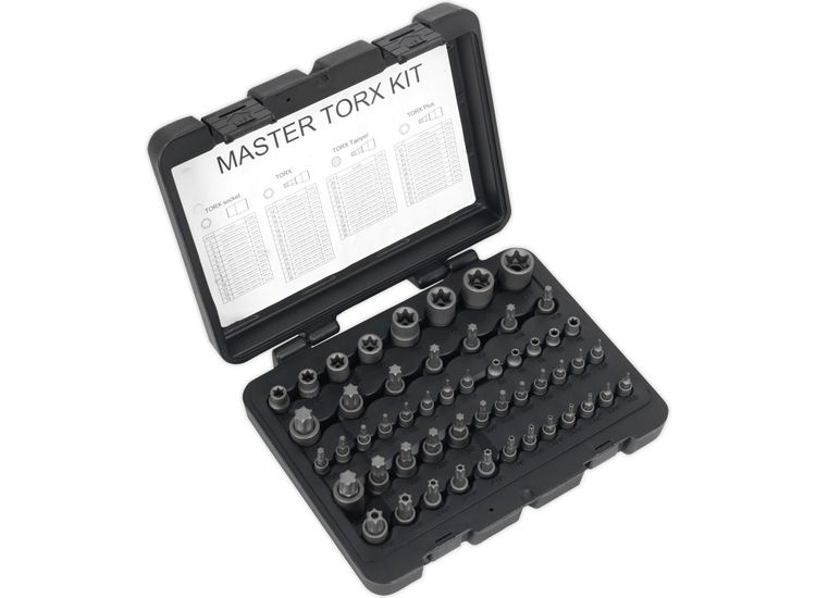 Sealey AK6199 TRX-Star* Master Socket Set 52pc 1/4", 3/8" &amp; 1/2"Sq Drive