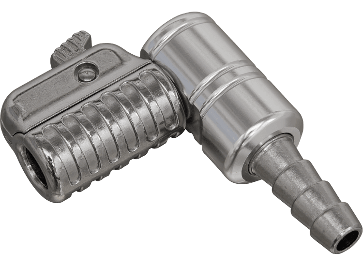 Sealey 90° Angled Swivel Tyre Inflator Clip-On Connector 8mm Bore PCL8A