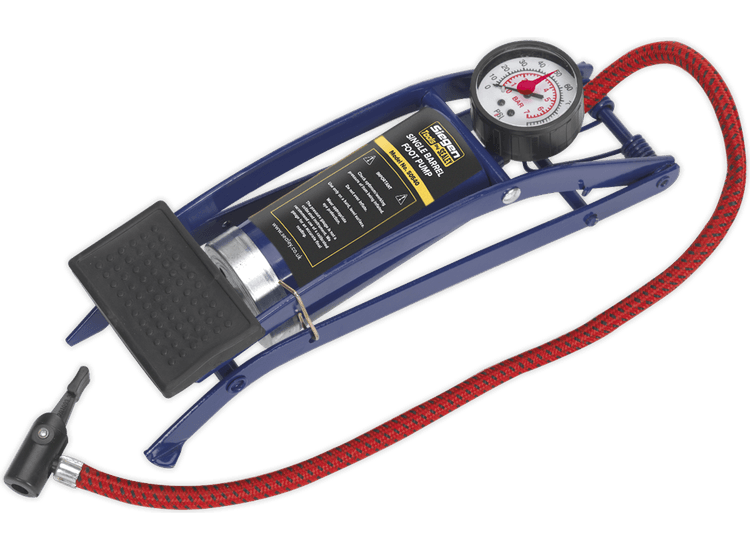 Sealey Foot Pump Single Barrel S0540
