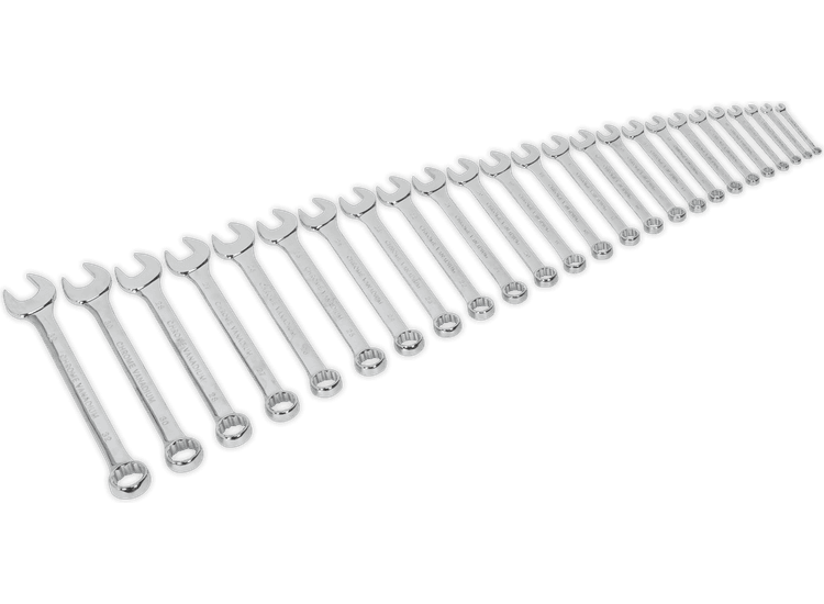 Sealey Combination Spanner Set 25pc Metric S0564