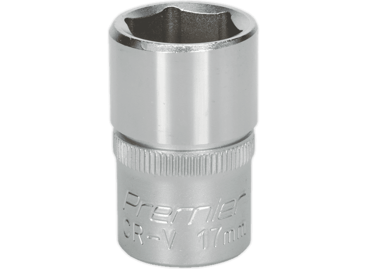 Sealey WallDrive® Socket 17mm 1/2"Sq Drive S1217