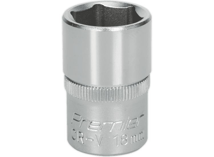 Sealey WallDrive® Socket 18mm 1/2"Sq Drive S1218