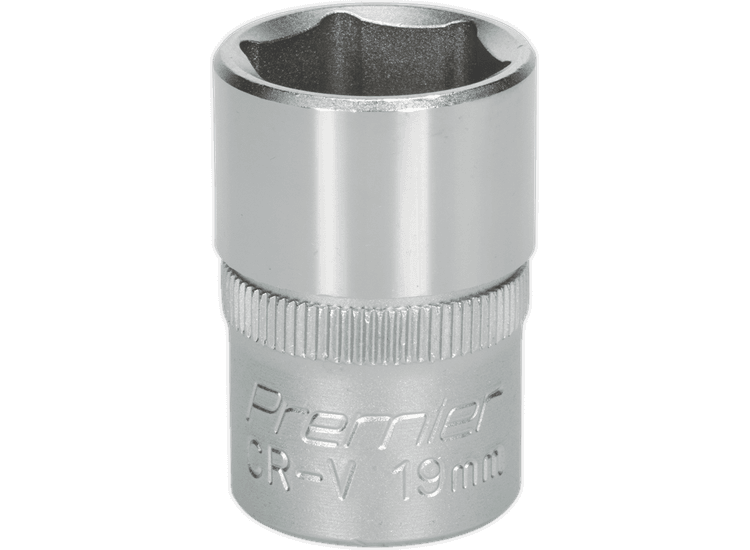 Sealey WallDrive® Socket 19mm 1/2"Sq Drive S1219