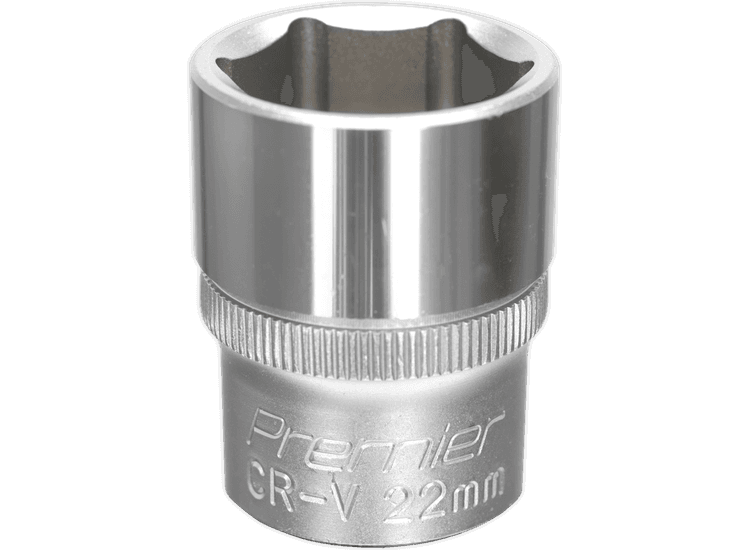 Sealey WallDrive® Socket 22mm 1/2"Sq Drive S1222