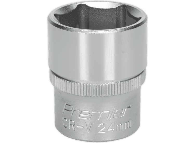 Sealey WallDrive® Socket 24mm 1/2"Sq Drive S1224