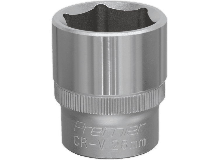 Sealey WallDrive® Socket 26mm 1/2"Sq Drive S1226