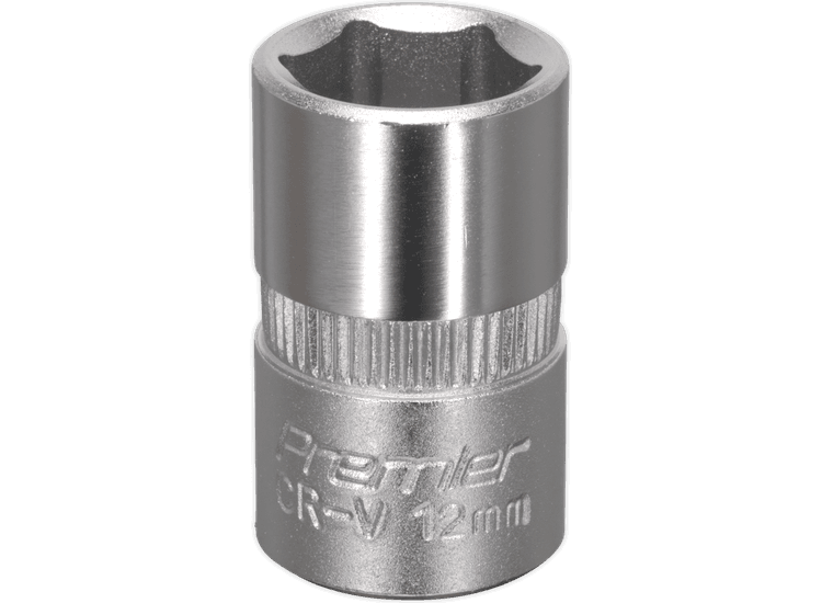 Sealey WallDrive® Socket 12mm 3/8"Sq Drive S3812