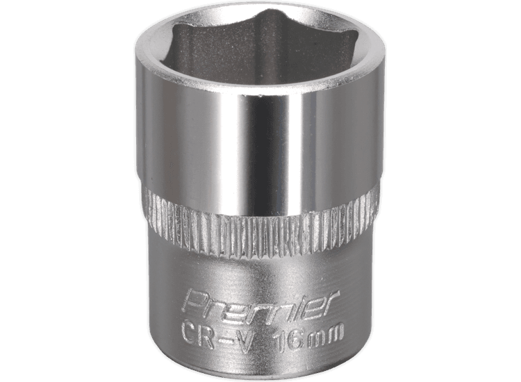 Sealey WallDrive® Socket 16mm 3/8"Sq Drive S3816
