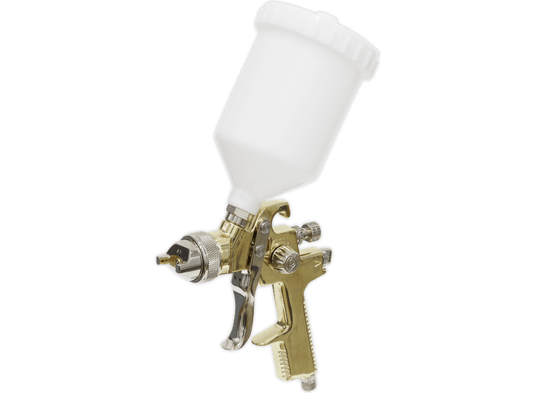 Sealey Gravity Feed Spray Gun 1.4mm Set-Up Gold Series S701G
