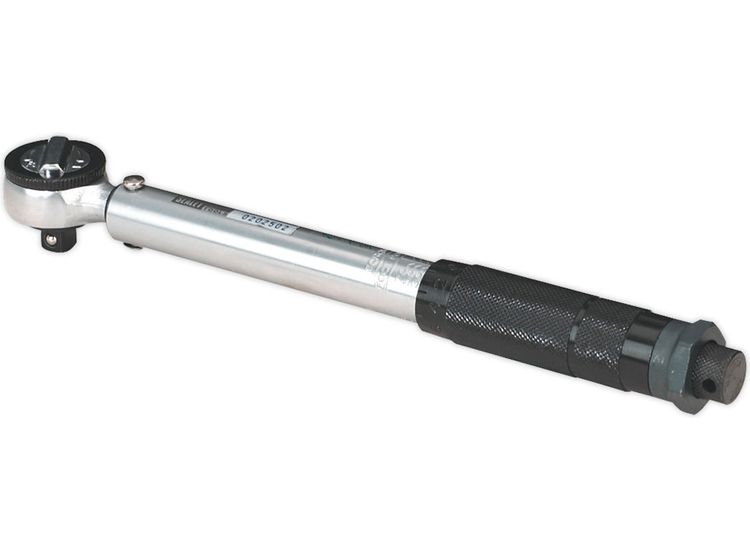 Sealey AK623 Micrometer Torque Wrench 3/8"Sq Drive Calibrated