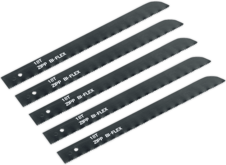 Sealey Air Saw Blade 18tpi Pack of 5 SA346/B18