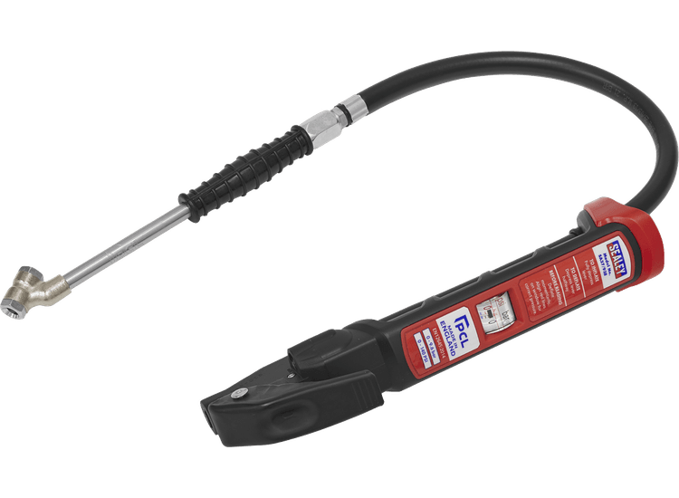 Sealey Premier Anodised Tyre Inflator with Twin Push-On Connector SA37/93B