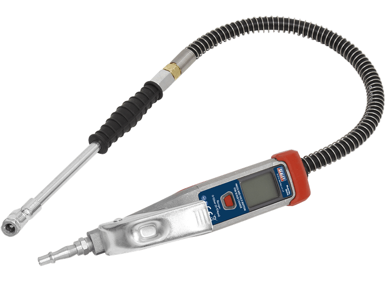 Sealey Digital Tyre Inflator 0.5m Hose with Push-On Connector SA374