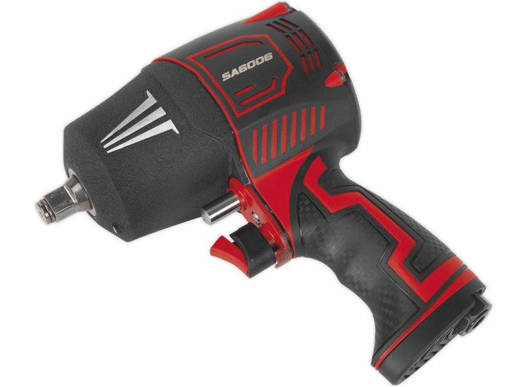 Sealey Composite Air Impact Wrench 1/2"Sq Drive - Twin Hammer SA6006