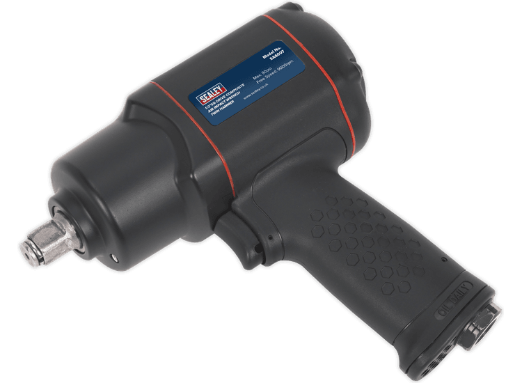 Sealey Air Impact Wrench 1/2"Sq Drive - Twin Hammer SA6007