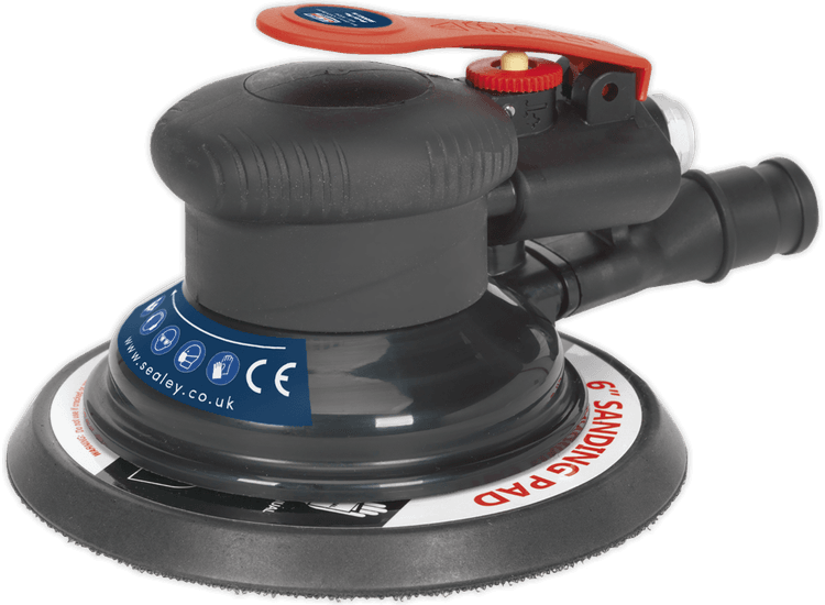 Sealey Air Palm Orbital Sander &amp;Oslash;150mm Dust-Free SA801