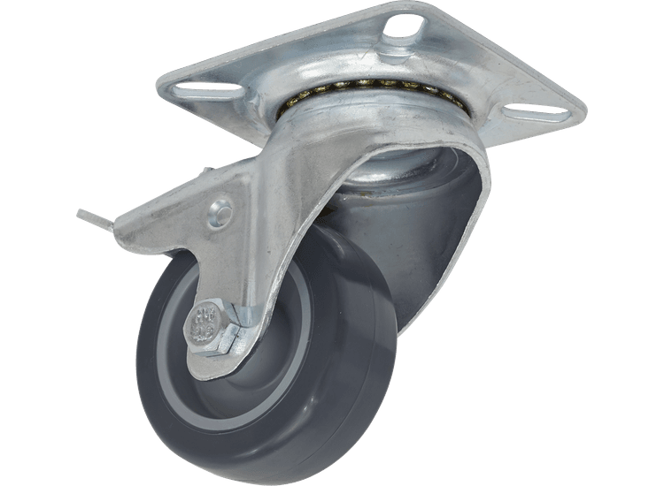 Sealey Castor Wheel Swivel Plate with Total Lock &amp;Oslash;50mm SCW250SPL